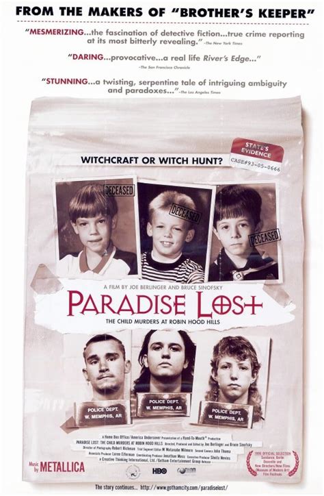 Paradise Lost: The Child Murders at Robin Hood Hills (1996) .